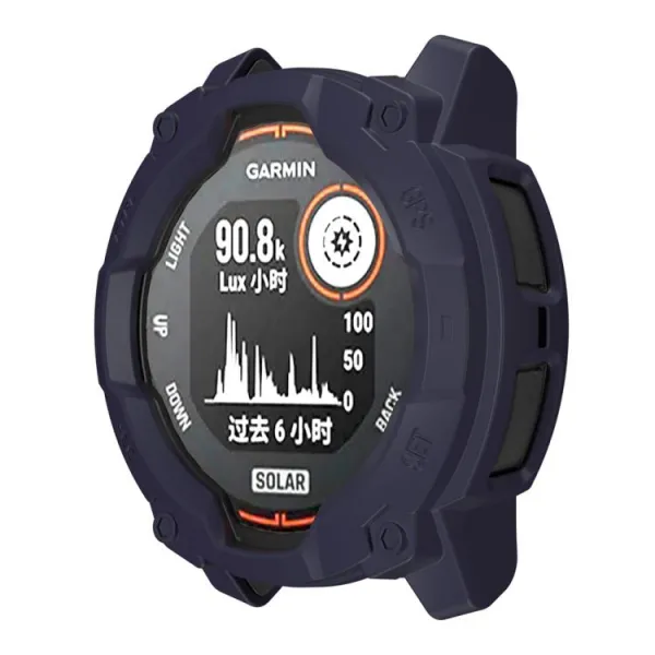 TPU HALF COVER Kryt pre Garmin Instinct 3 Solar 50mm tmavomodrý