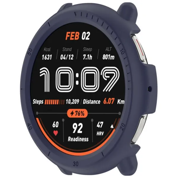 PC HALF COVER Plastový kryt Amazfit Active 2 modrý