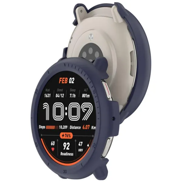 PC HALF COVER Plastový kryt Amazfit Active 2 modrý