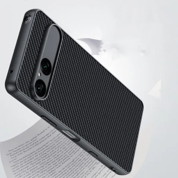 CARBON Ochranný obal pre Sony Xperia 10 VII BLACK