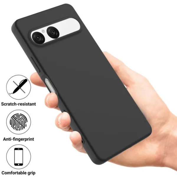 RUBBER Ochranný kryt pre Sony Xperia 10 VII čierny