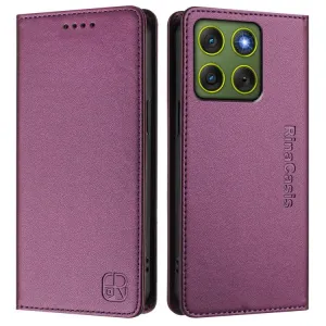 RINA Zaklápacie puzdro pre Motorola Edge 70 tmavofialové