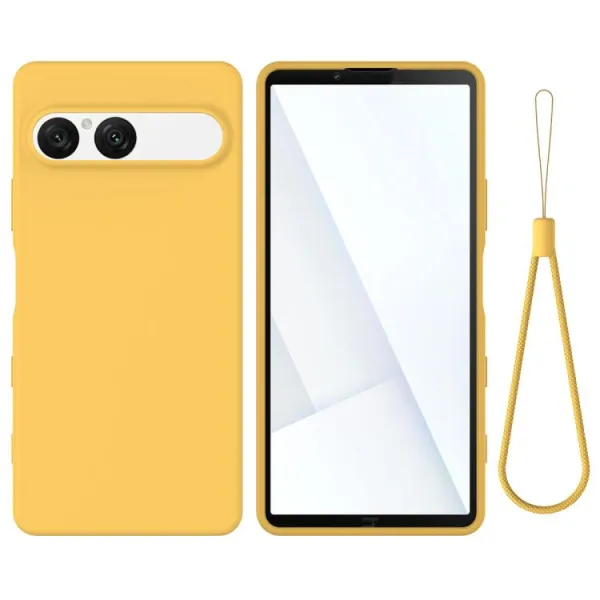 RUBBER Ochranný kryt pre Sony Xperia 10 VII žltý