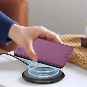 RINA Zaklápacie puzdro pre T Phone 3 tmavofialové