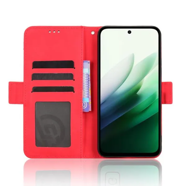 SLOT Peňaženkový obal pre Xiaomi Redmi 15 / Redmi 15 5G červený