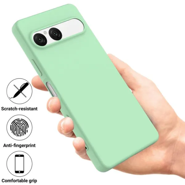RUBBER Ochranný kryt pre Sony Xperia 10 VII zelený