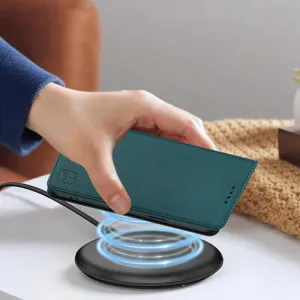 RINA Zaklápacie puzdro pre Realme Note 70T tmavozelené