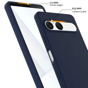 RUBBER MAGSAFE Silikónový kryt pre Sony Xperia 10 VII NAVY BLUE