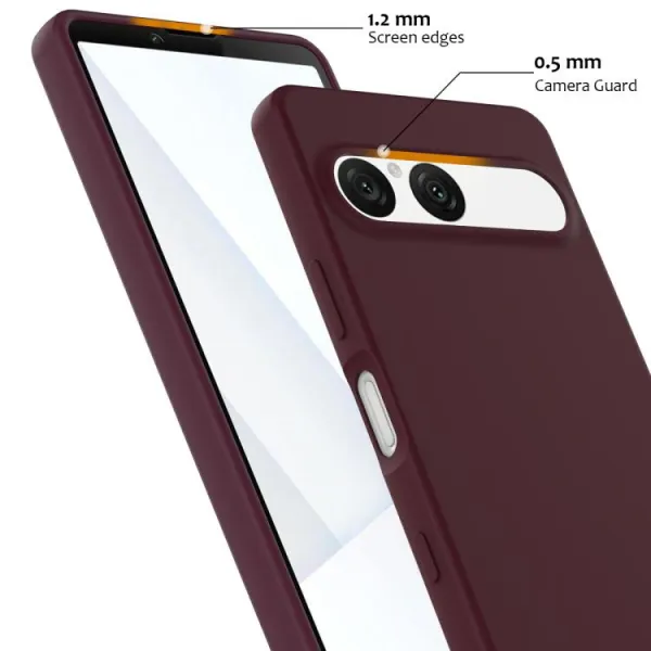 RUBBER MAGSAFE Silikónový kryt pre Sony Xperia 10 VII PLUM