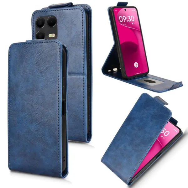 Vyklápacie puzdro pre T Phone 3 Pro modré