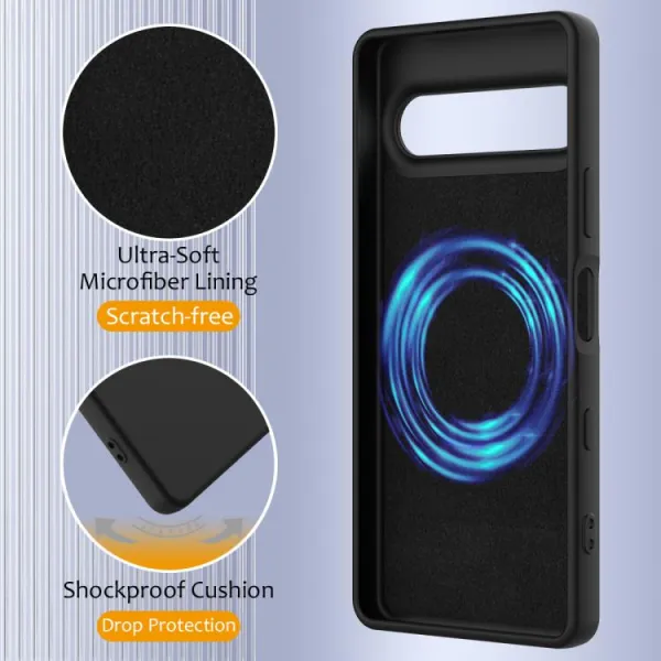 RUBBER MAGSAFE Silikónový kryt pre Sony Xperia 10 VII BLACK