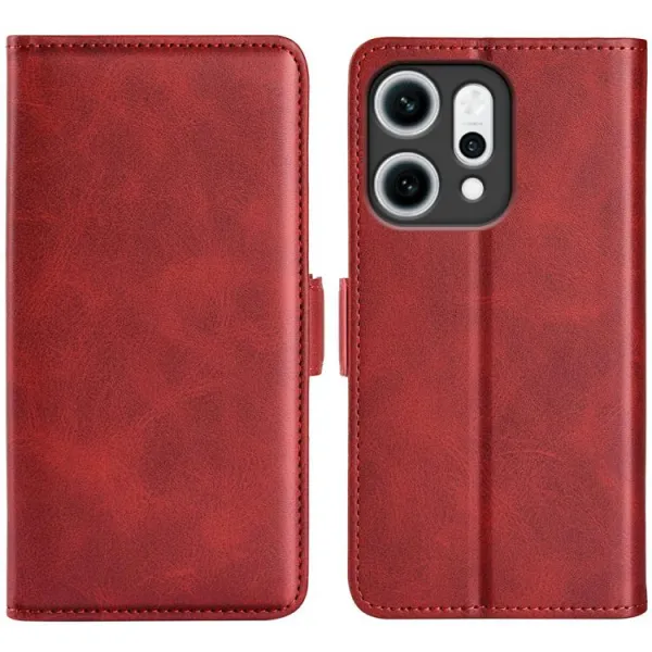 SIDE Peňaženkové puzdro pre Oppo Reno14 5G červené