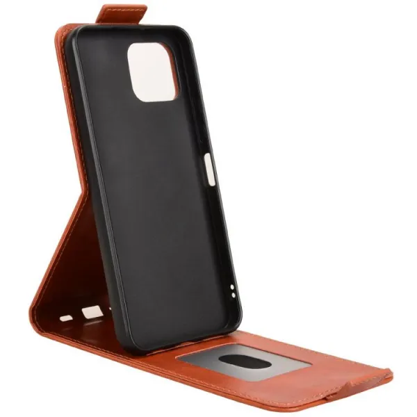 Vyklápacie puzdro pre T Phone 3 Pro hnedé