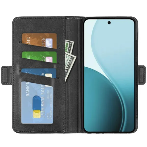 SIDE Peňaženkové puzdro pre Oppo Reno14 5G čierne