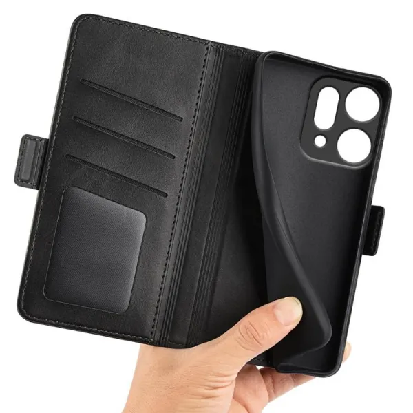 SIDE Peňaženkové puzdro pre Oppo Reno14 5G čierne