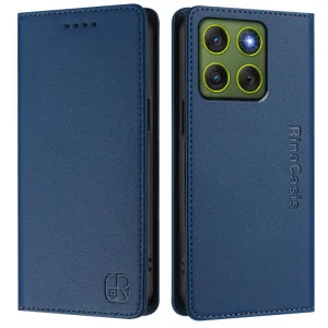 RINA Zaklápacie puzdro pre Motorola Edge 70 tmavomodré