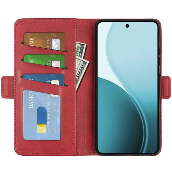 SIDE Peňaženkové puzdro pre Oppo Reno14 5G červené