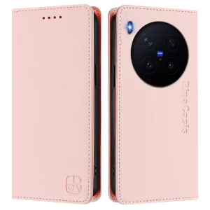 RINA Zaklápacie puzdro pre Vivo X300 ružové