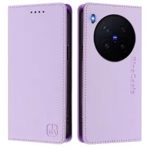 RINA Zaklápacie puzdro pre Vivo X300 Pro svetlofialové