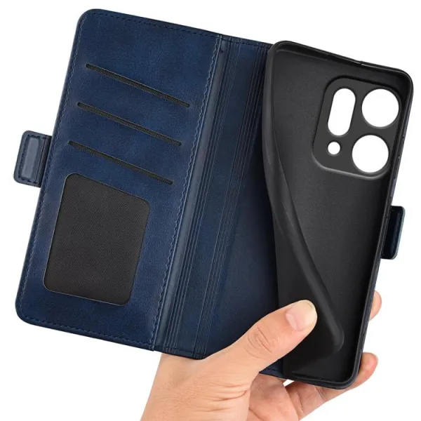 SIDE Peňaženkové puzdro pre Oppo Reno14 5G modré