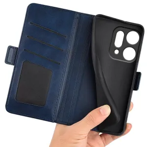 SIDE Peňaženkové puzdro pre Oppo Reno14 5G modré