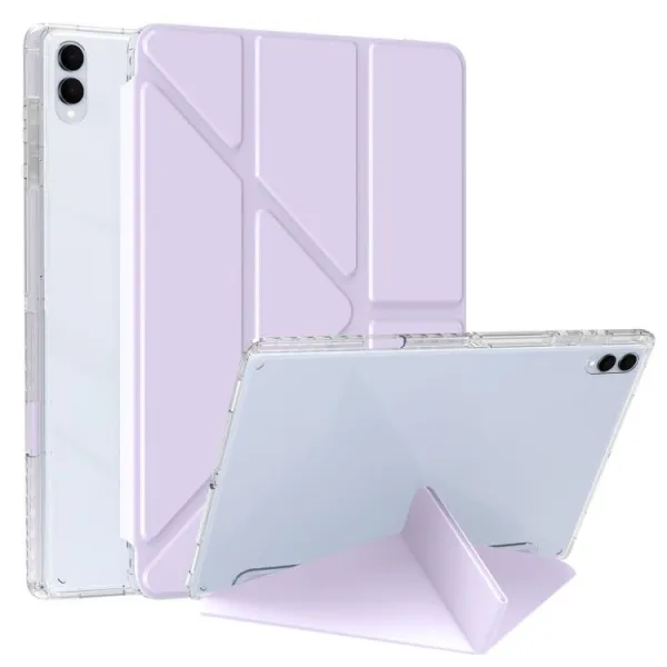 CRYSTAL Zaklápací obal pre Samsung Galaxy Tab S11 Ultra svetlofialový