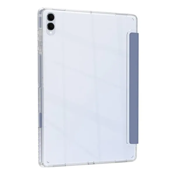 CRYSTAL Zaklápací obal pre Samsung Galaxy Tab S11 Ultra modro-šedý