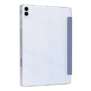 CRYSTAL Zaklápací obal pre Samsung Galaxy Tab S11 Ultra modro-šedý