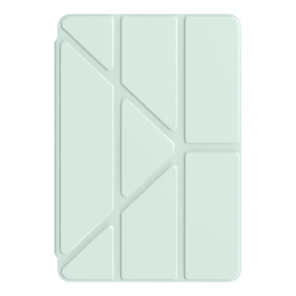 CRYSTAL Zaklápací obal pre Samsung Galaxy Tab S11 Ultra svetlozelený