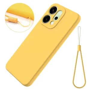 RUBBER Ochranný obal pre Oppo Reno14 5G žltý