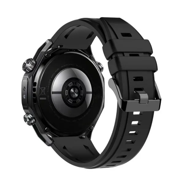 SILICONE Vymeniteľný remienok pre Huawei Watch Ultimate 2 čierny