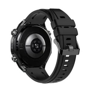SILICONE Vymeniteľný remienok pre Huawei Watch Ultimate 2 čierny