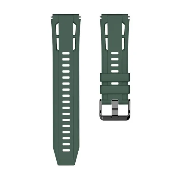 SILICONE Vymeniteľný remienok pre Huawei Watch Ultimate 2 tmavozelený