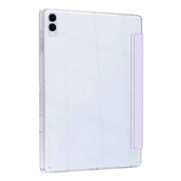 CRYSTAL Zaklápací obal pre Samsung Galaxy Tab S11 Ultra svetlofialový