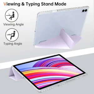 CRYSTAL Zaklápací obal pre Samsung Galaxy Tab S11 Ultra svetlofialový