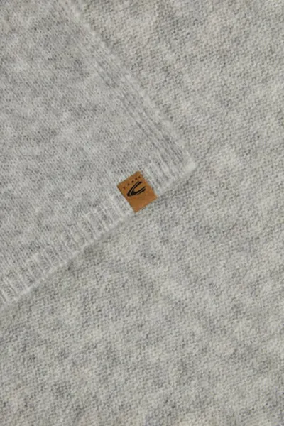 Šál Camel Active Cosy Scarf Grey Melange Check