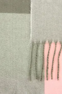 Šál Camel Active Woven Check Scarf Cinnamon