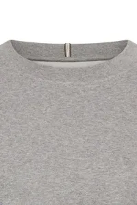 Mikina Camel Active Sweat Grey Melange Check