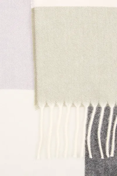 Šál Camel Active Woven Check Scarf Misty Lilac