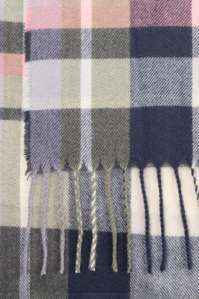 Šál Camel Active Woven Check Scarf Tinted Blue