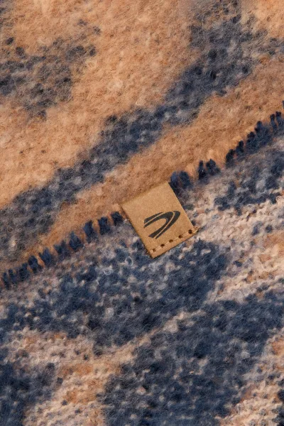Šál Camel Active Jacquard Woven Scarf Leo Aop