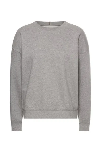 Mikina Camel Active Sweat Grey Melange Check