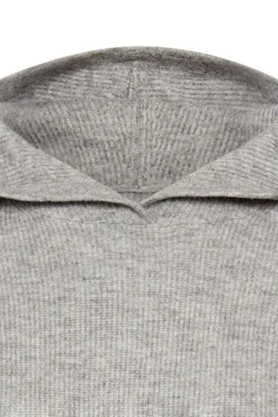 Sveter Camel Active Knitwear Grey Melange Check
