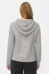 Sveter Camel Active Knitwear Grey Melange Check