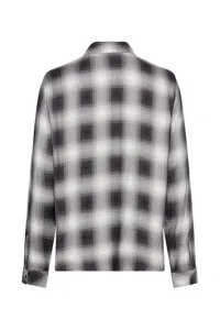 Košeľa Camel Active Blouse Grey Melange Check