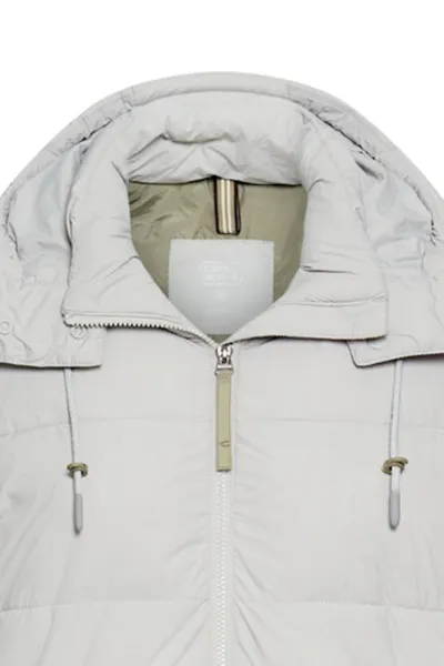 Kabát Camel Active Coat Grey Melange Check