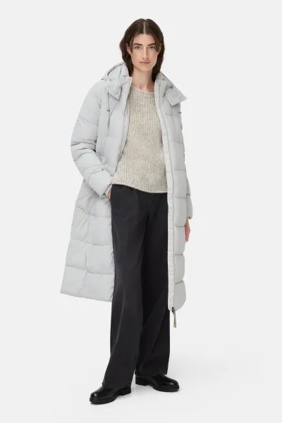 Kabát Camel Active Coat Grey Melange Check