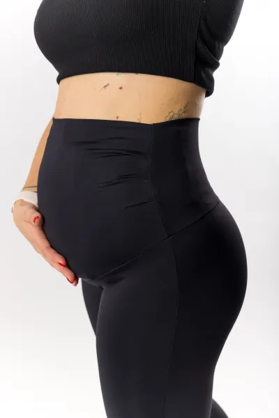 GoldBee Tehotenské Legíny Lycra Black Barva: Black, Velikost: M