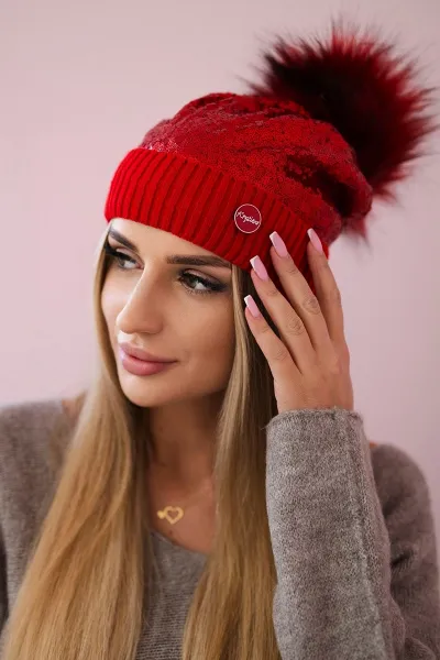 Legínovo Čiapka K198 béžová Farba: Svetlo hnedá, Veľkosť: UNI