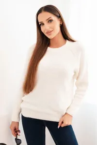 Legínovo Dámsky sveter z baby alpaky s dlhým rukávom béžový Farba: Khaki, Veľkosť: UNI